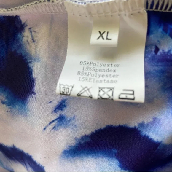 Kate Kasin 3 piece bikini short sarong set NWT Size XL High Waist - Picture 4 of 12